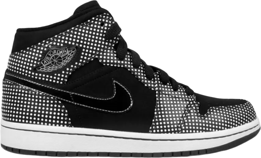  Jordan 1 Retro Polka Dot Black White