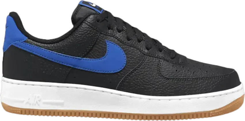  Nike Air Force 1 Low Black Royal Gum