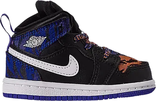  Jordan 1 Mid Multi-Color Tiger Stripe (TD)