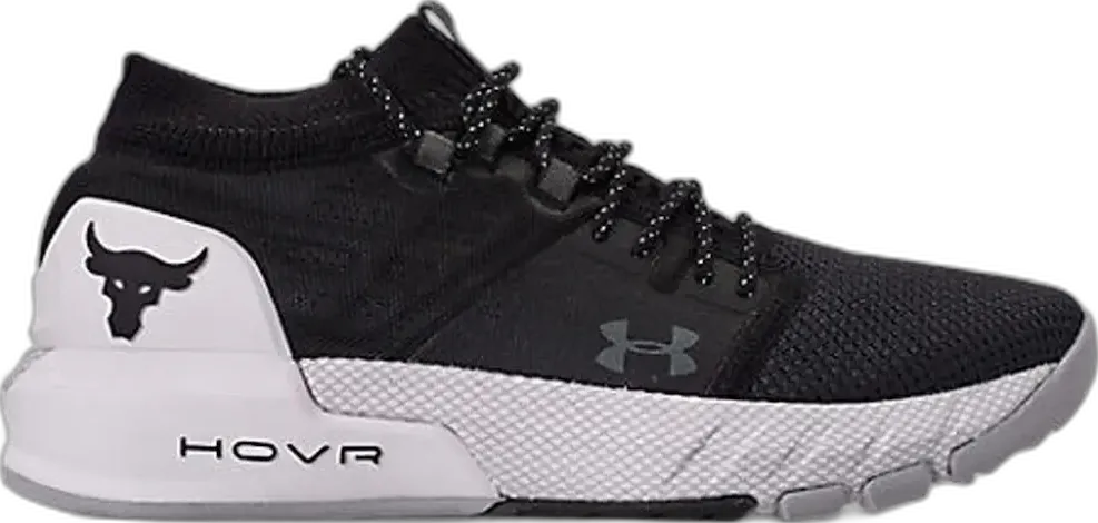  Under Armour Project Rock 2 Black White (GS)