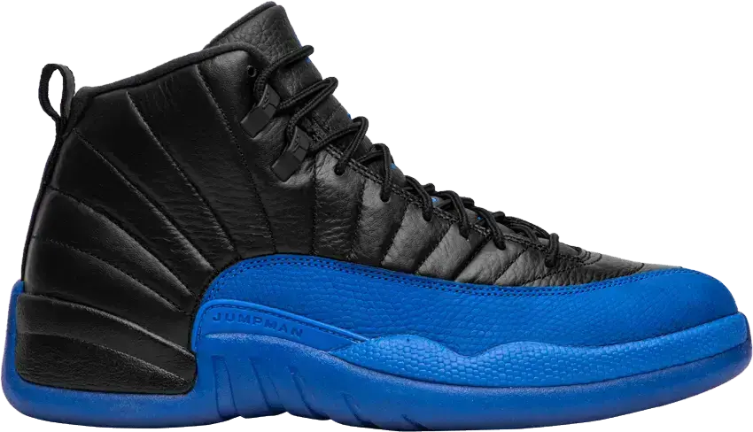  Jordan 12 Retro Black Game Royal