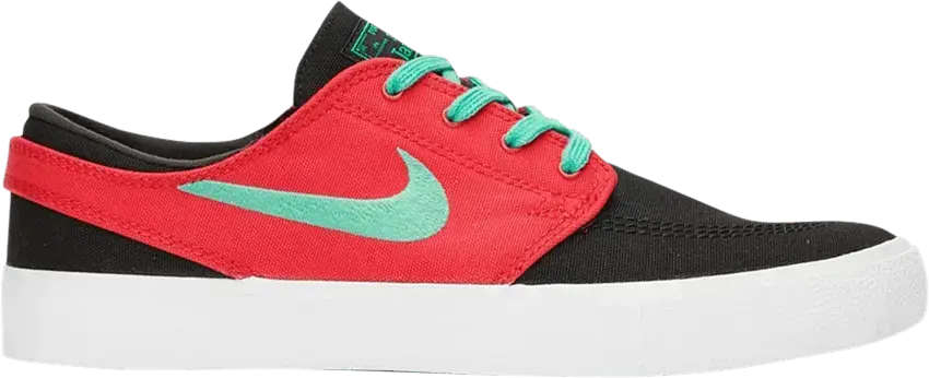  Nike SB Zoom Janoski Canvas RM Black True Green Atom Red