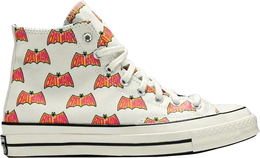  Converse Chuck Taylor All-Star 70 Hi Batman 80th Anniversary White