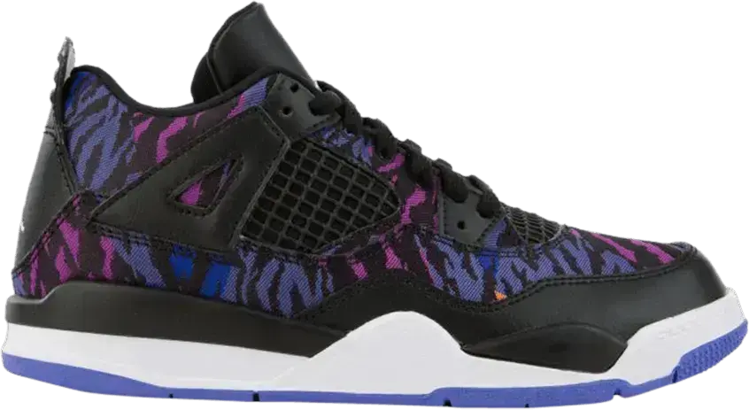  Jordan 4 Retro Black Rush Violet (PS)