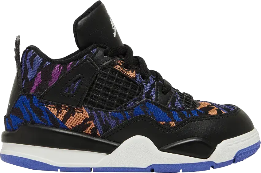  Jordan 4 Retro Black Rush Violet (TD)