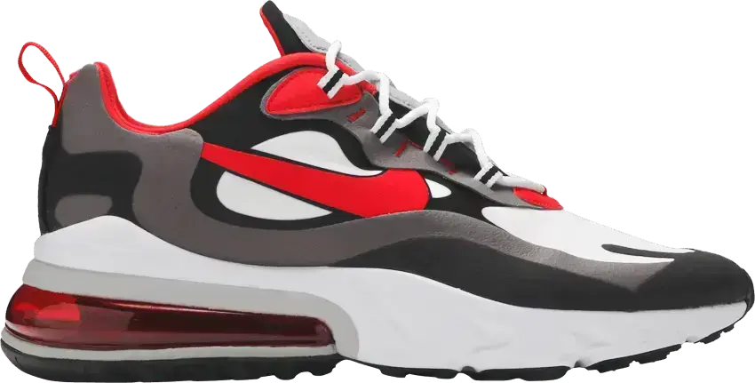  Nike Air Max 270 React Black Iron Grey University Red