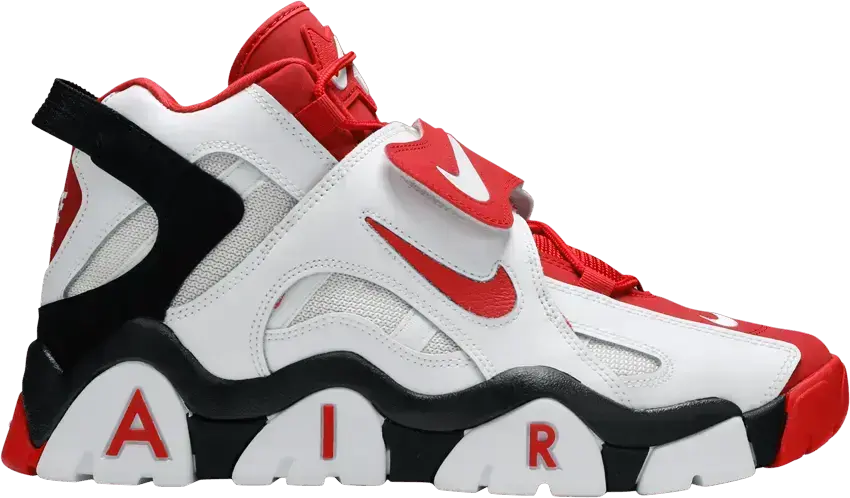  Nike Air Barrage Mid White Black Red