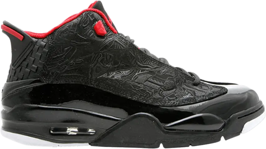  Jordan Dub Zero Black Varsity Red White