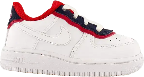  Nike Air Force 1 Low Double Layer White Obsidian Red (TD)