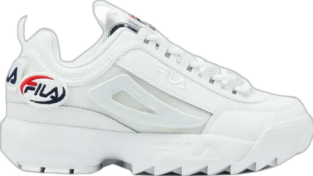  Fila Disruptor 2 Patches White (Women&#039;s)