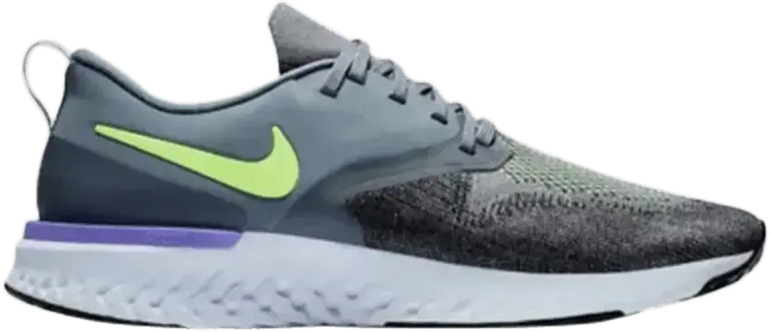  Nike Odyssey React 2 Flyknit Hydrogen Blue Lime Blast