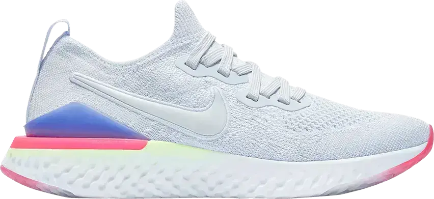  Nike Epic React Flyknit 2 Hydrogen Blue Sapphire Hyper Pink (GS)