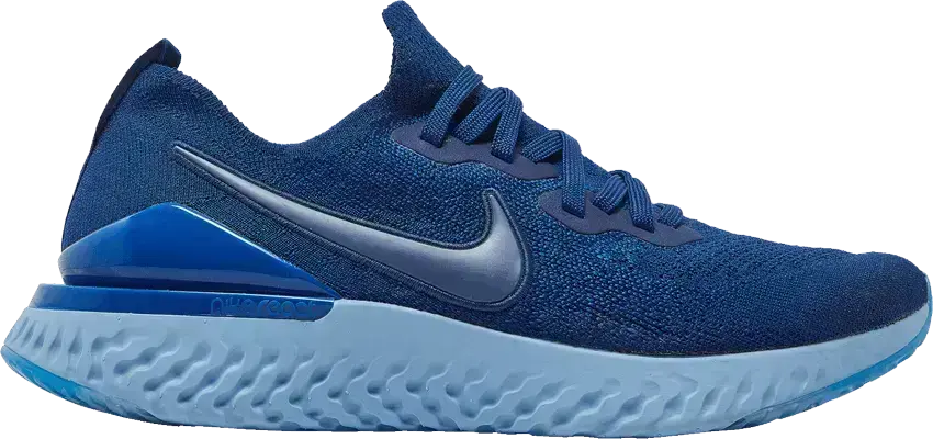  Nike Epic React Flyknit 2 Blue Void