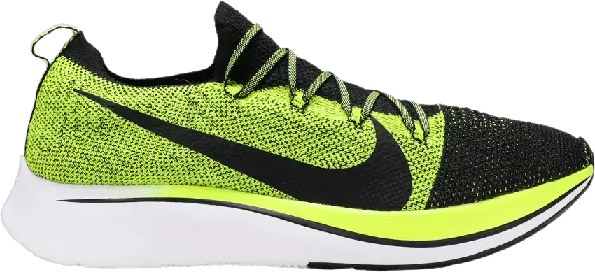  Nike Zoom Fly Flyknit Black Volt