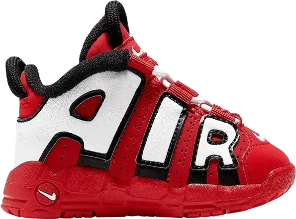  Nike Air More Uptempo University Red Black White (TD)