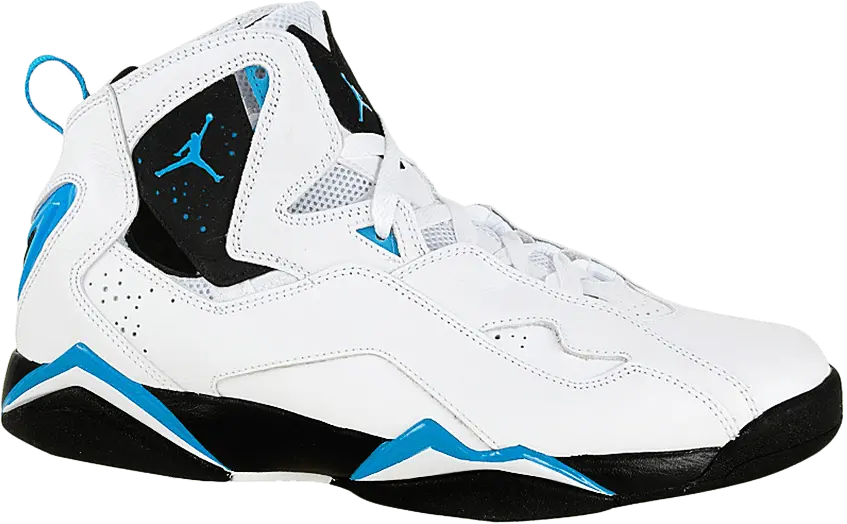  Jordan True Flight White Laser Blue Black