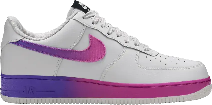  Nike Air Force 1 Low Gradient Vast Grey Hyper Grape