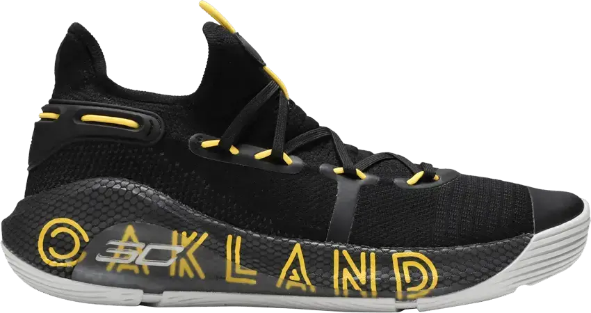  Under Armour Curry 6 Thank You Oakland