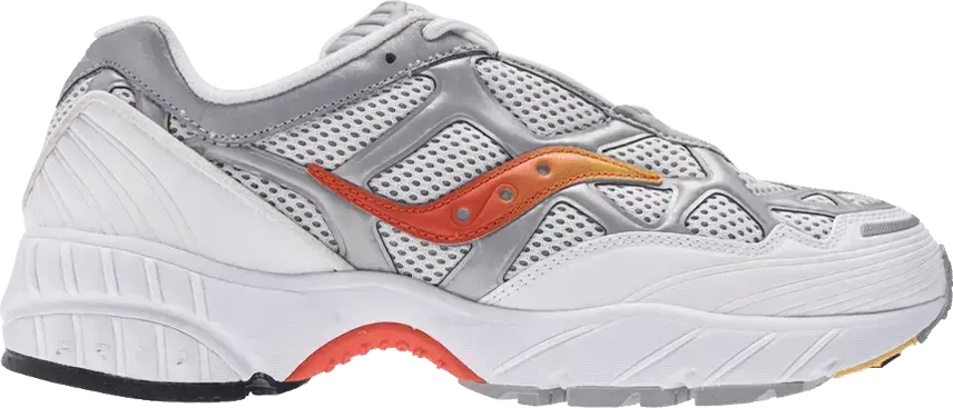  Saucony Kith x Grid Web &#039;Grey Orange&#039;