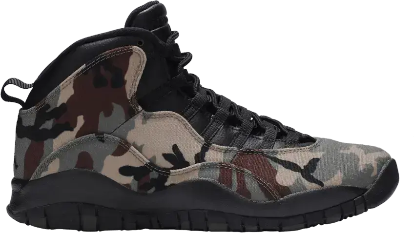  Jordan 10 Retro Woodland Camo