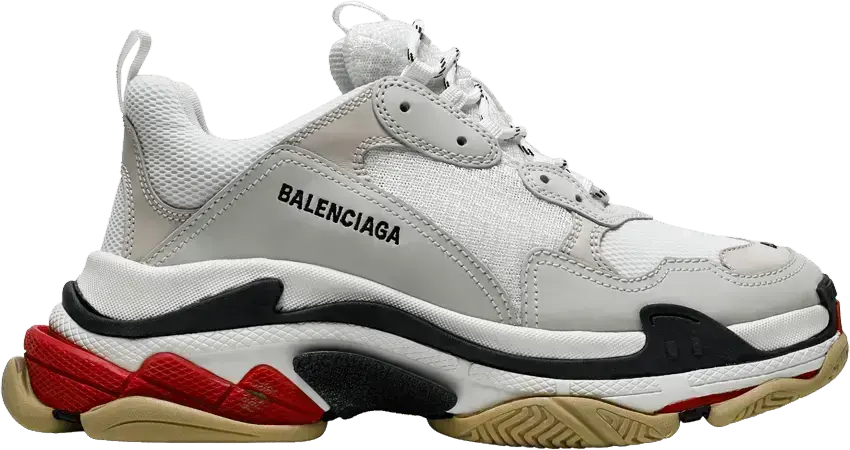  Balenciaga Triple S Sneaker &#039;White Black Red&#039;