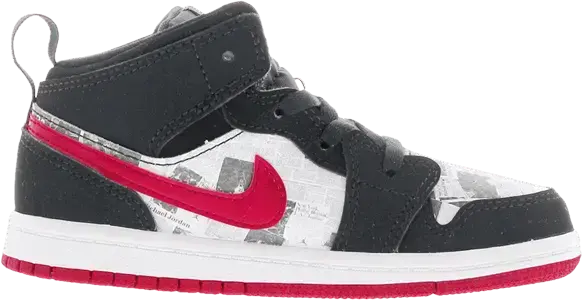  Jordan 1 Mid Newspaper Air Times (TD)