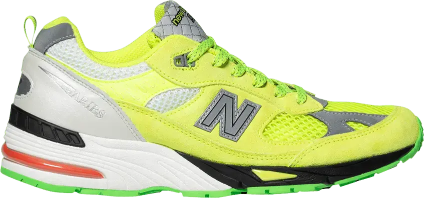  New Balance Aries x 991 Made in England &#039;Neon Yellow&#039;