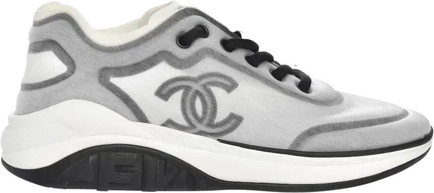  Chanel CC Logo Sneaker &#039;Grey Black&#039;