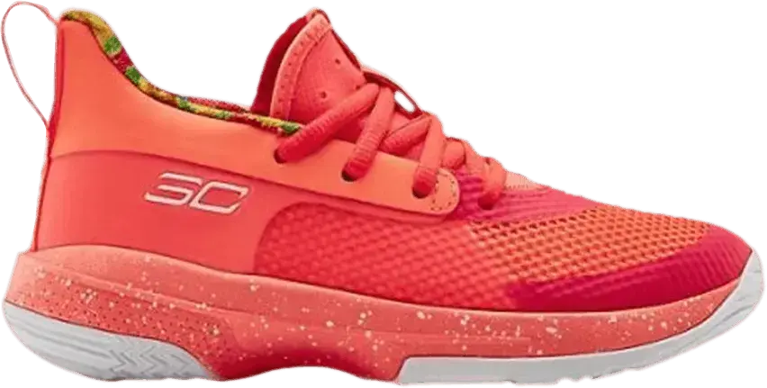  Under Armour Curry 7 Sour Patch Kids Peach (PS)