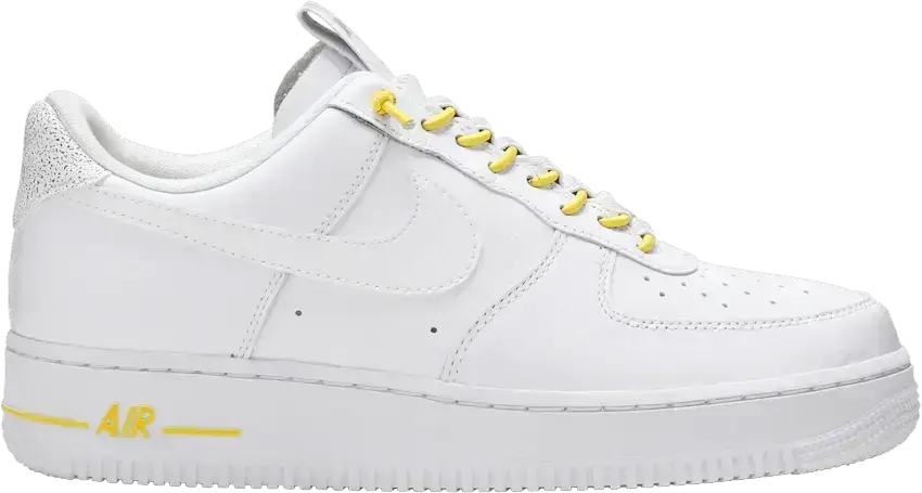  Nike Air Force 1 Low Lux White Chrome Yellow (Women&#039;s)