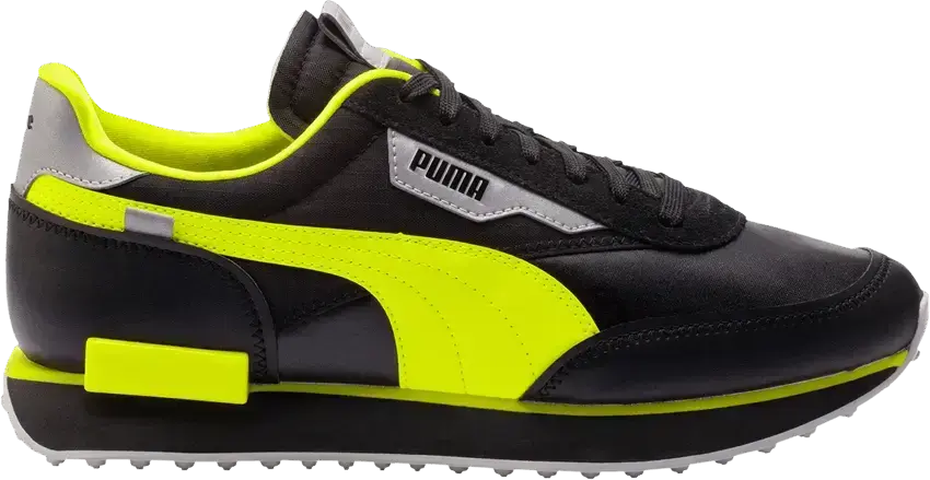  Puma Future Rider Risk Alert &#039;Black Safety Yellow&#039;