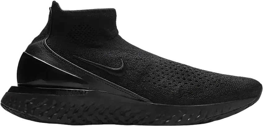  Nike Rise React Flyknit Triple Black