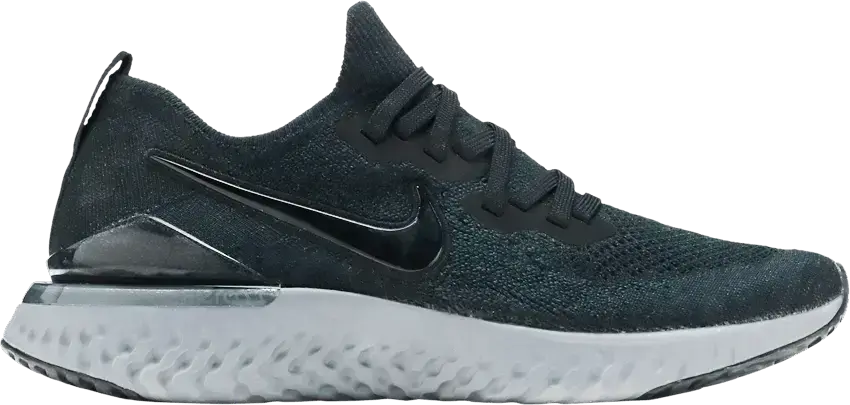  Nike Epic React Flyknit 2 Black Anthracite (Women&#039;s)