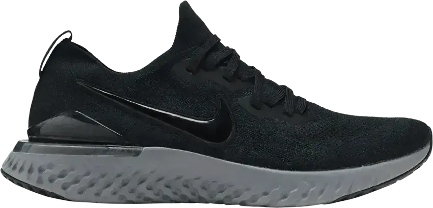  Nike Epic React Flyknit 2 Black Anthracite