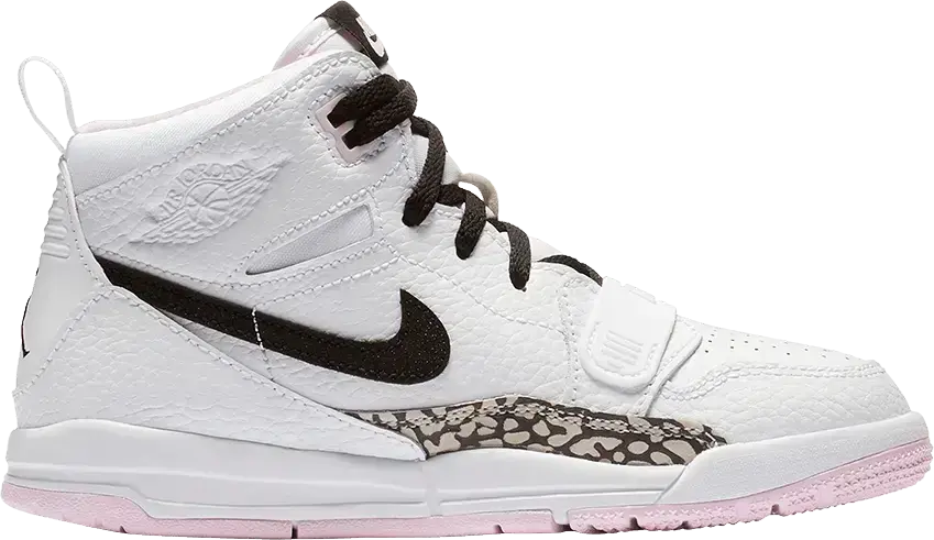  Jordan Legacy 312 White Black Pink Foam (PS)