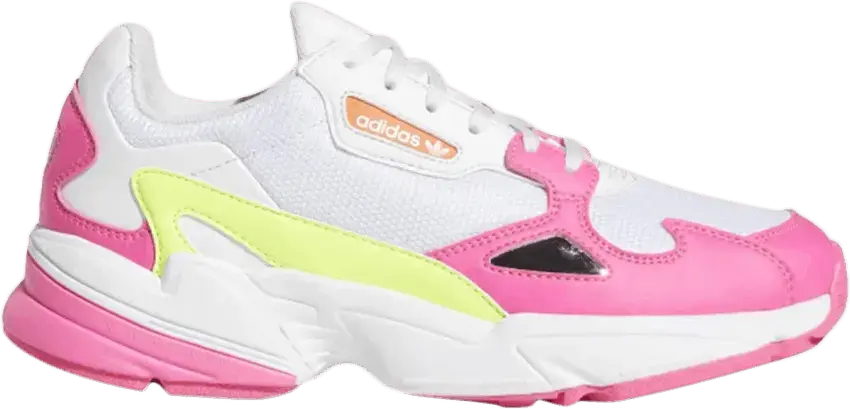  Adidas adidas Falcon Shock Pink Solar Yellow (Women&#039;s)