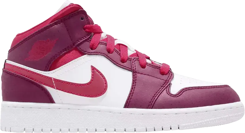  Jordan 1 Mid True Berry Rush Pink (GS)