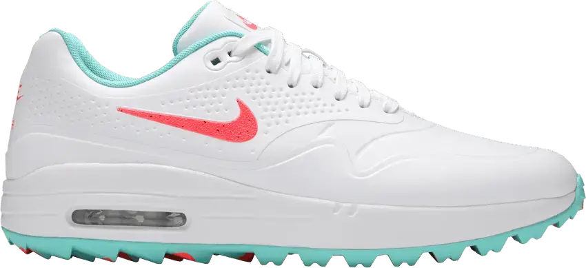  Nike Air Max 1 Golf White Aurora Hot Punch