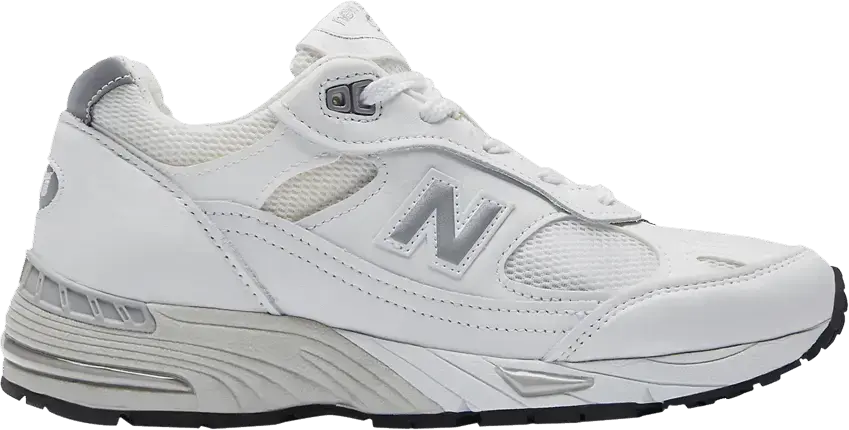  New Balance Wmns 991 Made in England &#039;White Silver&#039;