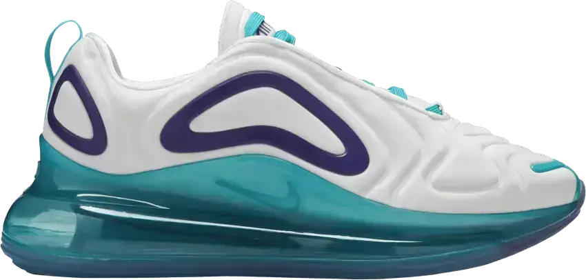  Nike Air Max 720 White Spirit Teal Court Purple (Women&#039;s)