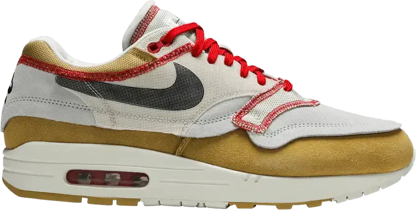  Nike Air Max 1 Inside Out Club Gold Black