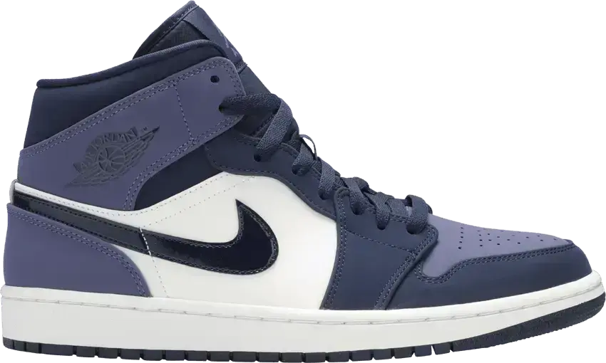  Jordan 1 Mid Obsidian Sanded Purple