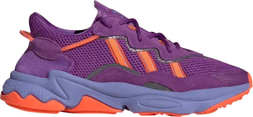  Adidas Wmns Ozweego &#039;Active Purple Solar Orange&#039;