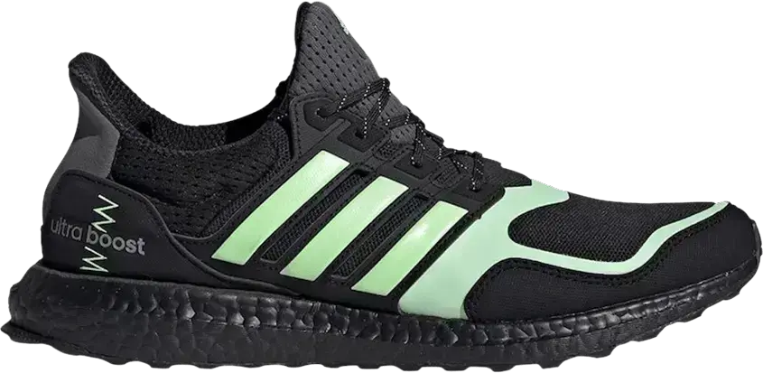  Adidas adidas Ultra Boost S&amp;L Core Black Glow Green