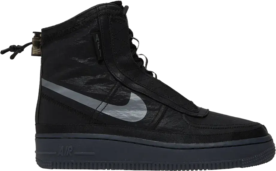  Nike Air Force 1 Shell Black (Women&#039;s)
