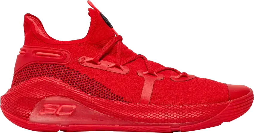  Under Armour Curry 6 Team &#039;Triple Red&#039;