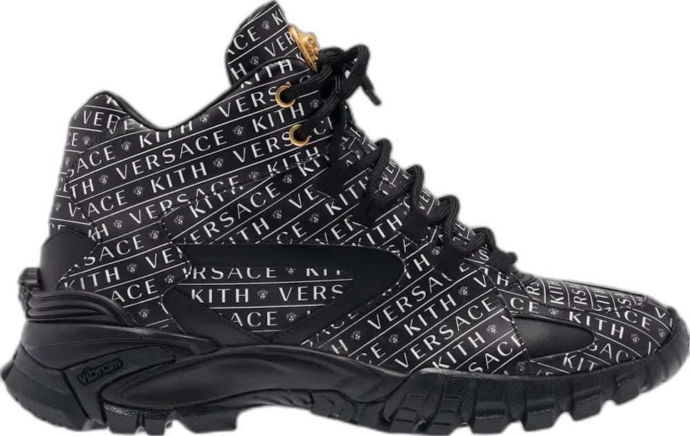 Versace Amico Trainer Mid x Kith Black