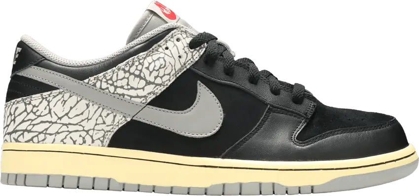  Nike Dunk Low J-Pack Black Cement (2006/2009)