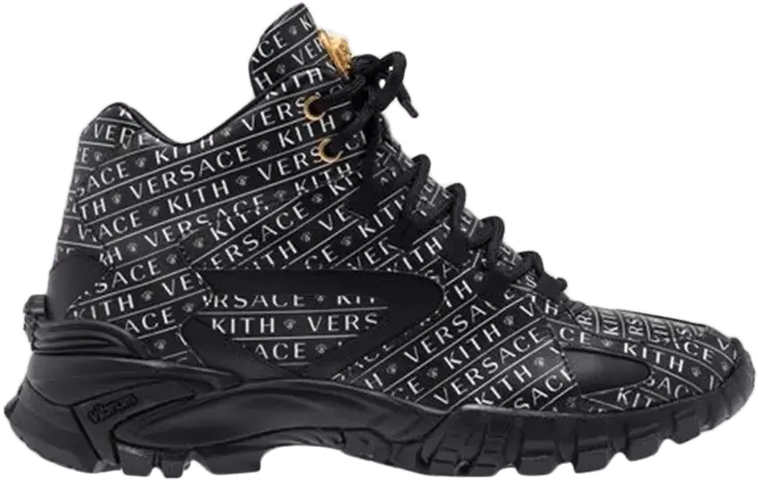 Kith x Versace Amico Mid &#039;Monogram Black&#039;