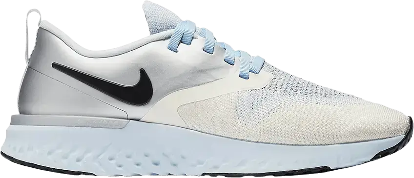  Nike Odyssey React 2 Flyknit Metallic Silver (W)